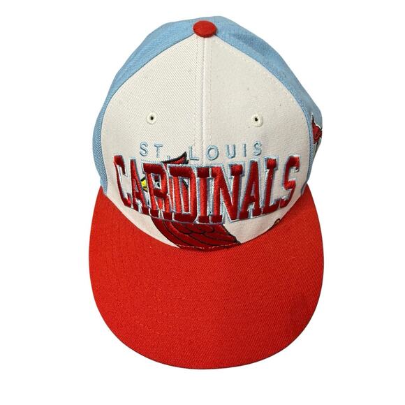 '47 Brand St. Louis Cardinals color block spellout Snapback Hat OSFM - Picture 1 of 5